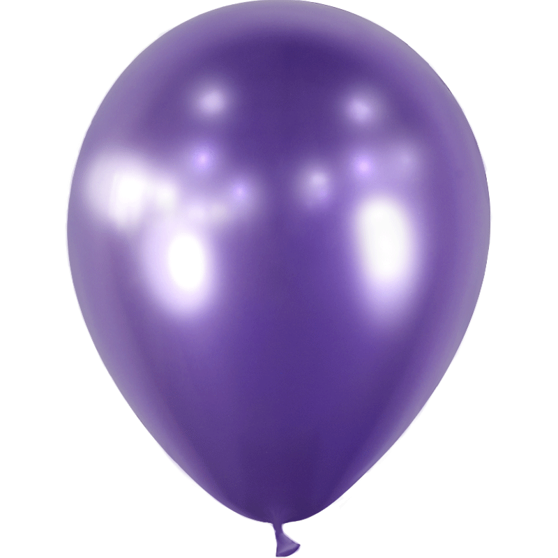 Ballon métallique violet foncé, 30cm (x25) REF/BALC18