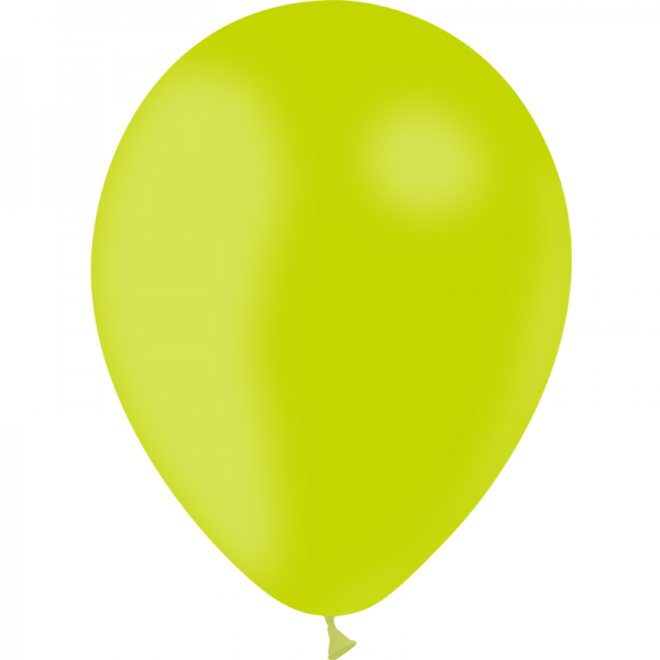 25 Ballons Pistache / Limette Standard 14 cm