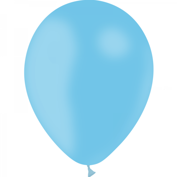 100 ballons Bleu ciel pastel mate 30cm