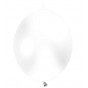 100 ballons double attache 30 cm opaque blanc