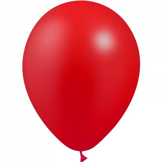 Ballon de baudruche métal (rouge, 100% caoutchouc naturel, 4g