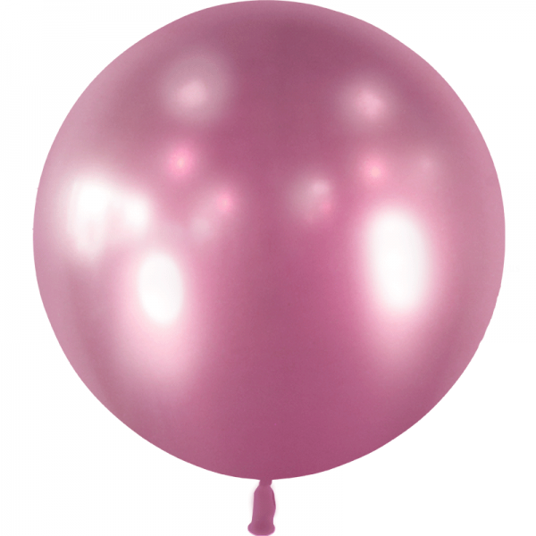 Lot de 6 grands ballons ronds 4D à 360 degrés pour anniversaire - 55,9 cm -  Violet clair métallisé - Pour décoration d'anniversaire, fête prénatale