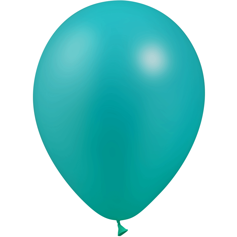 Petit ballon gonflable nacré bleu ciel 12cm, decoration mariage