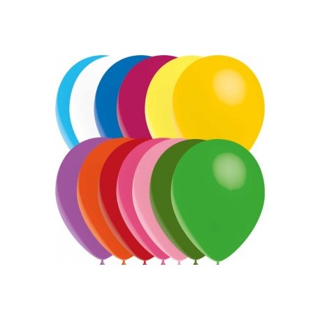 ballons standard multicouleur opaque 13.5 cm poche de 500