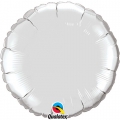 ballon mylar métal rond argent