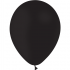 5 ballons noir standard 45 cm