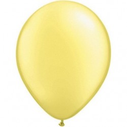 Ballon pastel jaune - 28 cm