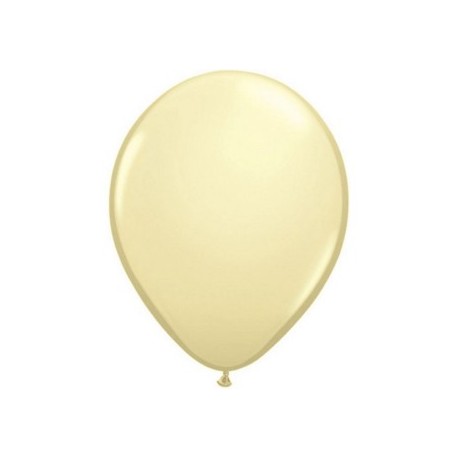 100 Ballons Ivoire Ivory Silk 12.5 cm