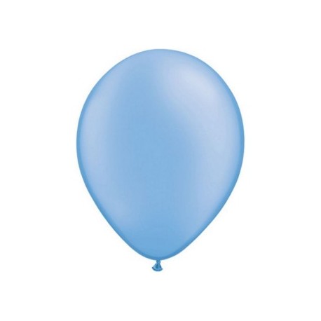 100 Ballons néon blue 28 cm