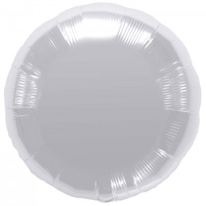 Ballon Mylar Rond Argent