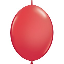 Un Ballon Rouge Avec Une Ficelle Attachée